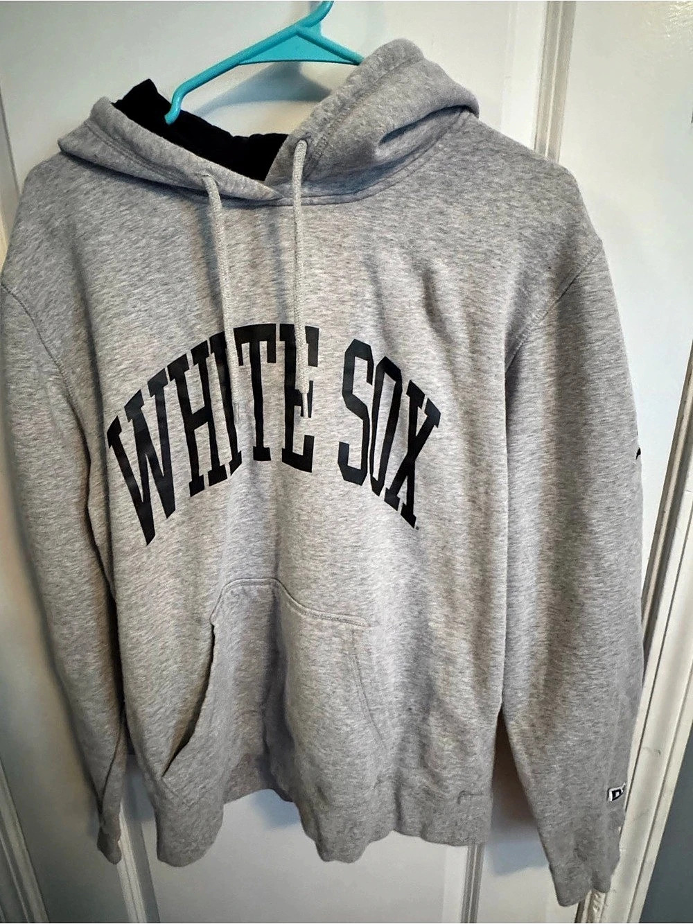 New Era Chicago White Sox MLB New Era Hoodie Gray & Black Large